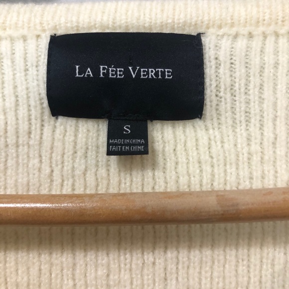 Anthropologie La Fee Verte Color Block Cardigan S - Picture 14 of 16